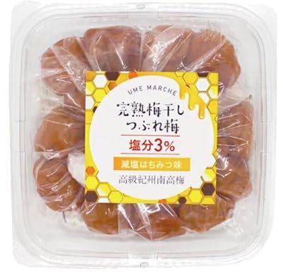 Umeboshi giapponesi in Honey - Grandi umeboshi in salamoia. Prugne Nanko Ume sottaceto Giappone, prodotte in Giappone, 14,1 oz [Elegante dolcezza, Ridotto sale 3%] (400 g (400 g x 1 confezione))