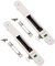 Porte Coulissante Fenêtre Crochet Serrure Serrure de Porte Coulissante Longue 197 X large 28 mm (Blanc 2)