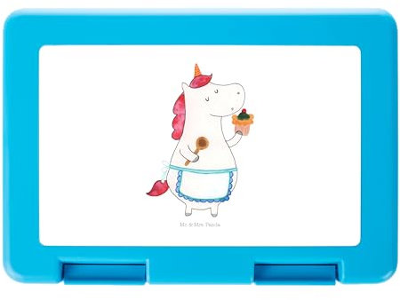 Mr. & Mrs. Panda Aufbewahrungsbox Einhorn Küche - Geschenk, Unicorn, Muffin, Brotbüchse, Motivation, Essensbehälter, Brotdose, Bento Box, Einhörner, Snackbox, Kuchen