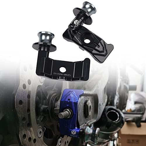 Moto roue arrière fourche essieu curseur bras oscillant support ramasser chaîne ajusteur pour Yamaha FZ07 MT07 FZ 07 MT 07 2014-2019 2020 2021 (noir)