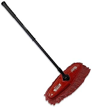California Car Duster Universal Home and RV Extension Duster 96653 Threaded Mop Head with Metal Extension Handle 96653