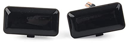 Marker Lights Auto Seite Marker Licht Blinker Lampe Für Golf 2 Golf 3 A2 A3 - B3 Für Seat Cordoba MK1 Ibiza MK2 (Farbe : Schwarz, Größe : 1 UK)