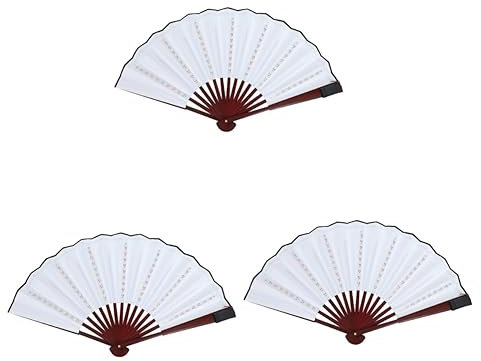 Garneck Pcs Folding Hand Fan for Women Led Rave Fan Lightweight Led Light for Dance Festival Party Supplies
