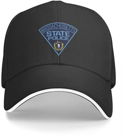 AIETPOIJ Basecap Massachusetts State Police Patch MSP Cap Baseball Cap Kappe Pelzmütze Herren Caps Damen