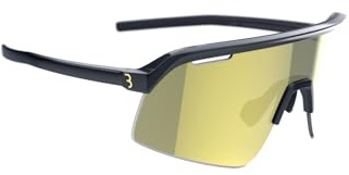 BBB Cycling Glasses Photochromic High Contrast Sports Glasses Professional Cycling Sunglasses Men and Women 100% UV Protection Gravel Bike Road Bike & MTB Valor PH Glossy Black BSG-81PH