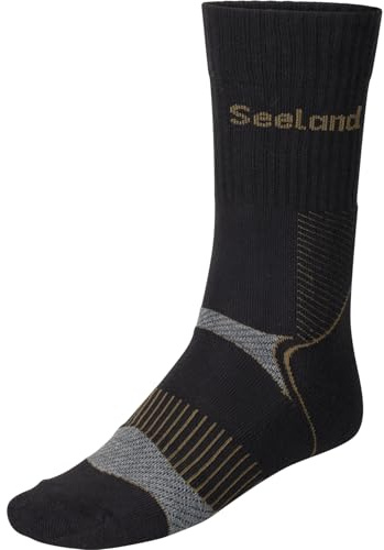 Seeland Field Coolmax Sock 2Pack Black Dark Grey