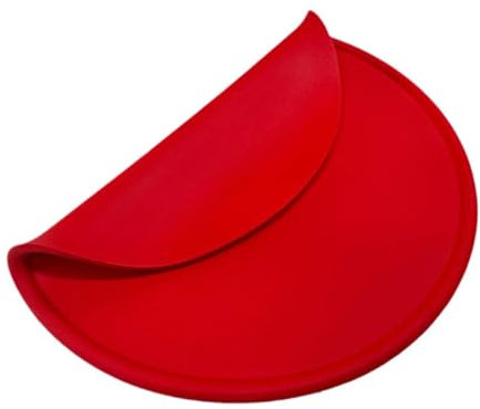 YWJLQH Pizzeria di Formazione Pizza in Silicone Pizza Pizzera Professionale Facilmente per Pulire Accessori di Allenamento, Rosso