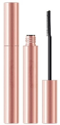 Schwarze Mascara/Wimperntusche für feine Wimpern, wasserfeste Mascara mit Kammbürste zur Wimperntrennung für Definition, schmutzfest, klumpenfrei und langanhaltend, Volumen & Längenwirkung