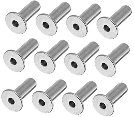 GETAJGHSD 20 piezas Kit de Protector de Cable Inoxidable para Barandilla de de Fundas para Cuerda Resistente la y Alta Resistencia para Proyectos de Barandillas Interiores y Exteriores