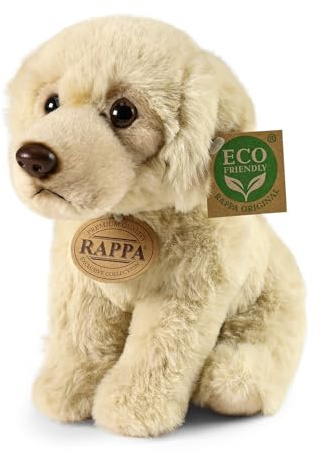 Teddys Rothenburg Kuscheltier Golden Retriever 23 cm sitzend blond Plüschhund Plüschtier