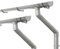 INEFA Dachrinnen Set Gartenhaus, NW100 / 100mm halbrund 2 x 5m Grau zwei Dachseiten, Regenrinnen PVC für Satteldach, Made in Germany
