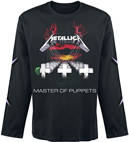 Metallica Master of Puppets Männer Langarmshirt schwarz L 100% Baumwolle Band-Merch, Bands