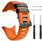 ANBEST TPU Ersatzbänder Kompatibel mit Suunto Core Armband, TPU Sportarmband Erstatzband Uhrenarmband für Suunto Core (Orange)