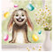 Wandtattoo Loft Fensterbilder Frühling Selbstklebend Hase & Ostereiern Motiv – A4 Bogen, Wiederverwendbar – Deko Frühling, Frühlingsbild Fenster, Fensterdeko Frühling, Fensterbild Ostern