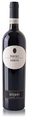 Batasiolo BAROLO DOCG RISERVA, Vino Rosso Fermo Secco, Vino Maturo prodotto da uve di Nebbiolo, Sapore Corposo