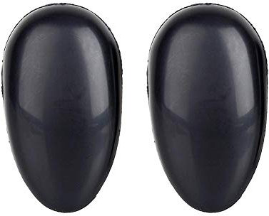 1 Pair Ear Covers Ear Muffs for Hair Coloring Shower Hair Dye, Waterproof Earpiece Ear Protector Salon Black