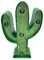 Legami - Mini luz decorativa, Metal, Madera, plástico, 2 Ranuras en la Parte Posterior para colgar la Luz en la Pared, color de la Luz Blanco cálido, 10 x 3,3 x 10 cm, Tema Cactus