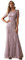 Ever-Pretty Robe de Soirée Sirène Femme Longue Manche Courte Paillettes Tulle Lilas 44