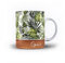 Personalised Floral & Leaf Pattern with Name on Wood Design 11oz Ceramic Mug - 8. Palm Leaves