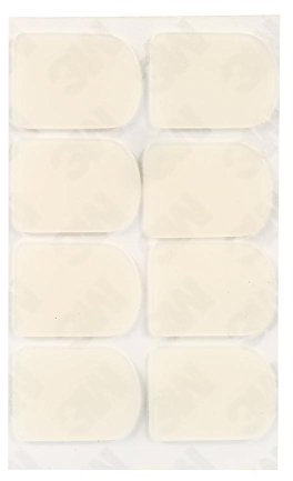 Tyenaza Saxophon Gummi, 8 Stück Sax Mundstück Patch Pad für Sopran Alt Tenor Saxophon Klarinette(0.3mm Small Circle -Weiß)