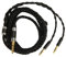 Cable de Auriculares, Cable de Sonido de Auriculares de 4,4 Mm a Doble de 3,5 Mm, Cable de Audio Chapado en Plata de 8 Núcleos, para MDR Z7 Z1R, para Teloon D7100 D7200 D600 D9200, para T1 T5, 1,2 M/3