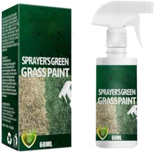 Vernice per erba verde dello spruzzatore 2022 - Vernice colorante per prato, 60 ml (1 pezzo)