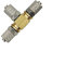 VLIZO Mini connecteur hydraulique en cuivre 3CH Type T/Y raccord Multi-Huile pour Pelle 1/14 RC Accessoires de pièces de Voiture Bricolage (Couleur : connecteur M5) (Color : M5-4mm (T))