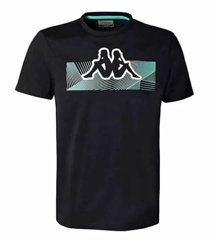 Kappa Eryx Graphik T-Shirt, Dunkelblau, für Herren, Größe 14 Jahre
