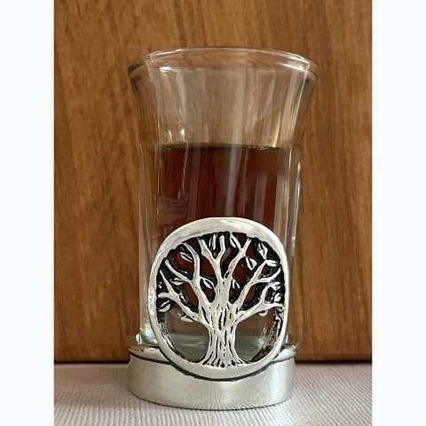 Basic Spirit Tree Shot Glass, Holds 1 oz, 2.25-inch Height
