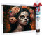 ARTDOT Lizenzierte 5D Diamond Painting Erwachsene Set （50×70cm）, DIY Diamant Painting Bilder für Dekoration Wohnzimmer, mit Zubehör als Geschenk für Männer Mama Oma, Totenkopf deko, Tag der Toten
