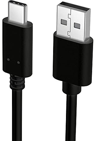 REY Cable USB Macho - USB 3.1 Tipo C Macho Negro 2m