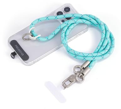 project-cb Phone Lanyard×1,Phone Tether Tab×2, Crossbody Cell Phone Lanyard,Rope Lanyard,Universal Adjustable Phone Strap(Verdant-S)