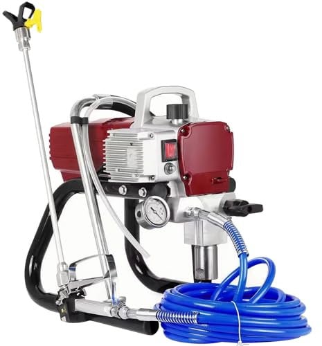 220V Airless Spruzzatore ad Alta Pressione 2300W Pistola a Spruzzo per progetti di spruzzatura su larga scala, come facciate di case, terrazze, ecc, Flusso massimo: 2.3L/min