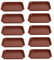 OFFSCH 10piezas Bandejas De Macetas Rectangulares De Plástico Platos Base para Flores Receptores De Agua para Jardín y Hogar