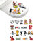 Dinghaole 18 Stück Fußball Schuh-Charms, Schuh Charms, Schuh-Charm für Kinder, Sport-Charme Schuhdekoration für Crocs-Sandalen, Fußballzubehör für Jugendliche, Jungen und Männer