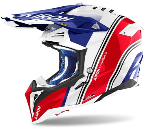AIROH AVIATOR 3 HIMA RED GLOSS M