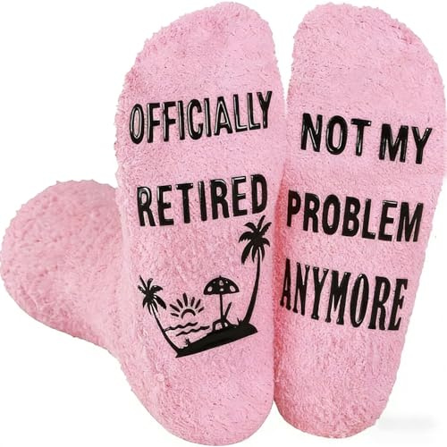 DILUSILK Black Pink Socks Set for Men Women - Gadgets and Funny Gifts for Birthday, Christmas, Secret Santa - Unusual Present for Dad Who Wants Nothing