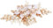 DRESSOOS accessoires de cheveux de mariage Diadèmes jarretières mariées pinces à cheveux mariée femmes peigne à cheveux de mariage peigne de mariée accessoires de cheveux de mariée Golden