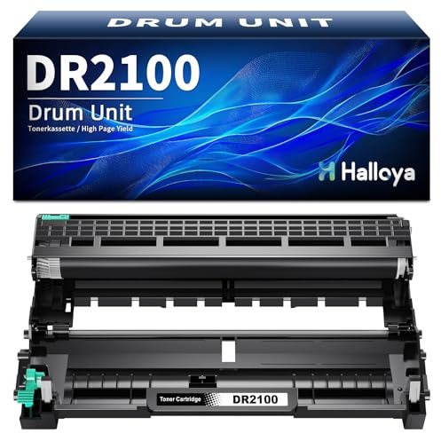 Halloya DR2100 DR-2100 Trommel kompatibel für Brother DCP-7030 DCP-7040 DCP-7045N HL-2140 HL-2150N HL-2170 HL-2170W MFC-7320 MFC-7340 MFC-7440N MFC-7840W(1 Pack)