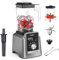 BioloMix Hochleistungsmixer 2200W,Selbstreinigungsfunktion,Standmixer mit 2L Behälter ohne BPA Smoothie Maker (T5600+with Extra Parts+600ML Grinding Cups)
