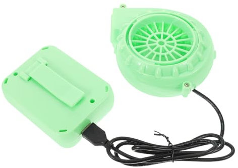 Supvox 1 Satz Aufblasbare Kleiderschrankgebläse Mini Pumps Luft Für Kühlung Aufblasbarer Dinosaurier Kraftvoll Aufblasbares Kostüm Pumpe Inflator Lüftergebläse Light Green Plastik