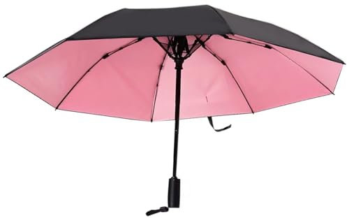 jiingekk Paraguas portátiles con ventilador integrado que ofrece protección contra el sol y la lluvia para exteriores