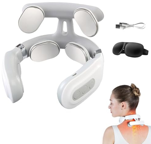 Vitality Magic Pro 2.0 Neck Massager, with 4 Heated Heads, Promotes Muscle Relaxation and Improves Sleep Quality