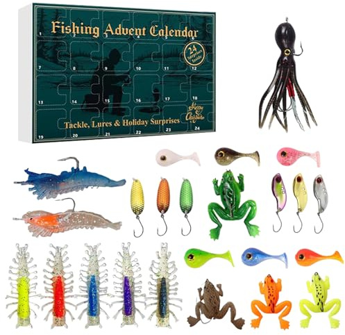 Adventskalender För Fiske 2025 Jul Fiskeutrustning