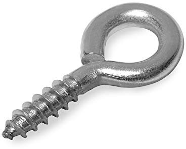 HEAVYTOOL Ösenschraube 4mm x 35mm [10 Stück] Holzgewinde Edelstahl A2 AISI 304 Schraubhaken Ringschraube Ösenschrauben Augenschraube Schrauböse Schraube mit Ring Ösenhaken