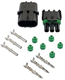 Connect 37328 Automotive Electrical Delphi Connector Kit 3 Pin 14pc