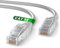 Mr. Tronic Cable Ethernet Cat 5E De 50m, Cable de Red LAN Con Conectores RJ45 Para una Conexión a Internet Rápida & Fiable - Cat5E con Conexión AWG24 | Internet UTP CCA (50 Metros, Gris)
