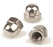 Inox Mare Hutmutter, hohe Form DIN1587, A, Edelstahl A2, metrisches Gewinde (Größe: M12 (SW19) - Menge: 100 Stück)