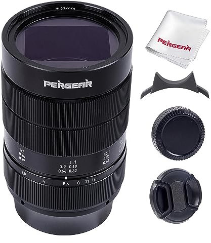 PERGEAR 60mm F2.8 Ultra Makro-Objektiv mit 2X Abbildungsmaßstab für Nikon Z-Mount Kameras Z6 Z7 Z50