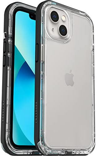 LifeProof für Apple iPhone 13, sturzgeschützte, schmutzabweisende und schneesichere Schutzhülle, Next Serie, Transparent/Schwarz